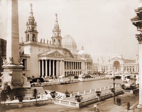 Historic trade shows include the 1893 World's Columbian Exposition