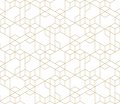 Image for Gold Geometric Wall Mural