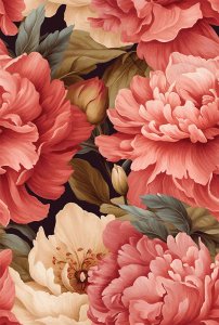 Image for Floral Print Wall Mural