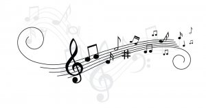 Image for Musical Line Wall Mural