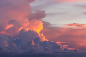 Image for Sunset Clouds Wall Mural